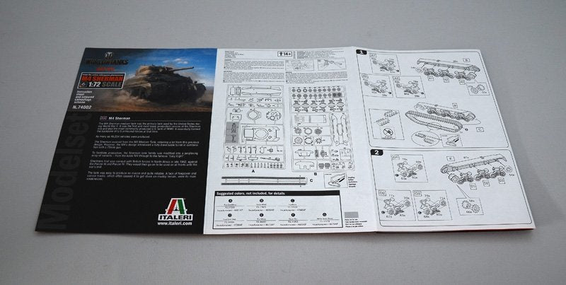 Italeri 74002 SHERMAN - WoT - MODEL SET 1/72 – zdjęcie 6