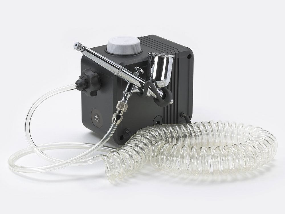 Tamiya 69927 SPRAY-WORK AIR COMPRESSOR ADV. W/Sparmax Airbrush Sx 0.5D – image 2