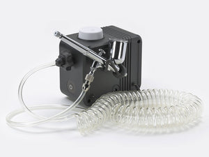 Tamiya 69927 SPRAY-WORK AIR COMPRESSOR ADV. W/Sparmax Airbrush Sx 0.5D – image 2