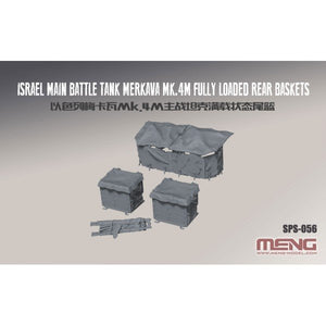 Meng Model SPS-056 Israel Main Battle Tank Merkava Mk.4M Fully Loaded Rear Baskets 1/35 – zdjęcie 2