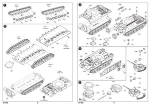 Trumpeter 07102 British Warrior Tracked Mechanized Combat Vehicle up-armored (1/72) – image 2