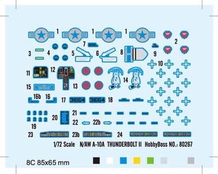 Hobby Boss 80267 N/AW A-10A THUNDERBOLT II 1/72 – zdjęcie 3