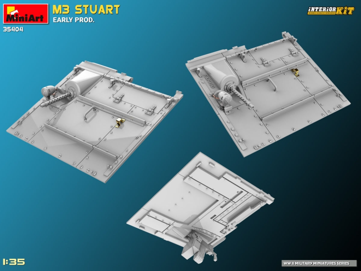 MiniArt 35404 M3 STUART EARLY PROD. INTERIOR KIT 1/35 – image 14