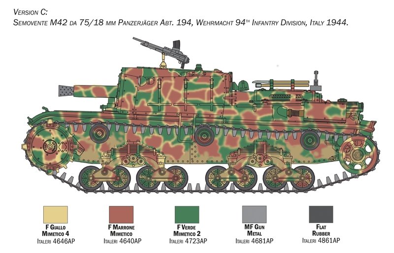 Italeri 6569 SEMOVENTE M42 da 75/18 1/35 – image 10