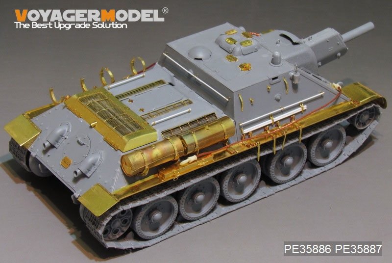 Voyager Model PE35887 WWII Russia SU-122 fenders for MINIART 1/35 – zdjęcie 3
