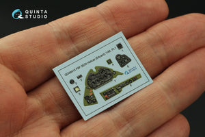 Quinta Studio QD48413 F6F-3E/N Hellcat 3D-Printed &amp;amp; colored Interior on decal paper (Eduard) 1/48 – image 4