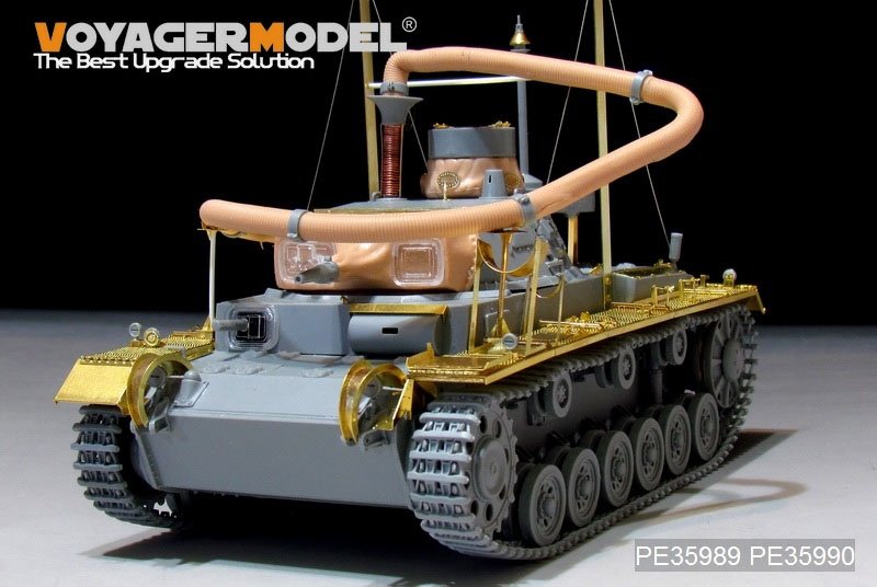 Voyager Model PE35989 WWII German Pz.KPfw.III (T)Ausf.F &amp;quot;Operation Seelowe&amp;quot; Basic For DRAGON 6877/6717 1/35 – image 18