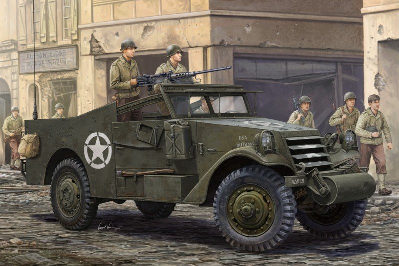 Hobby Boss 82452 US M3A1 White Scout Car Late Production (1/35)