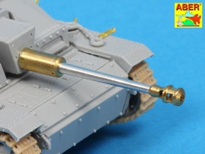Aber 72L-60 Barrel for German StuG.III, Ausf.G middle version / German StuK.40 L/48 7.5 cm Bartel with middle model muzzle brake for StuG.III Ausf.G middle 1/72 – image 5