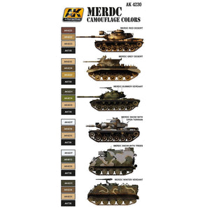 AK Interactive AK4230 MERDC CAMOUFLAGE COLORS – zdjęcie 2