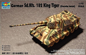 Trumpeter 07202 German Sd.Kfz.182 King Tiger (Porsche turret) 1/72