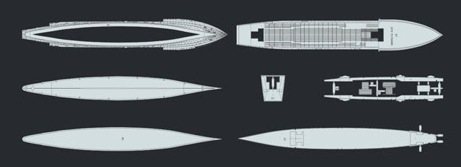 FlyHawk Model FH1122 HMS Hermes 1942 1/700 – zdjęcie 2