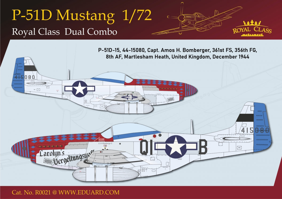 Eduard R0021 P-51D MUSTANG DUAL COMBO 1/72 – zdjęcie 25
