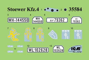 ICM DS3526 Wehrmacht Self-propelled AA vehicles 1/35 – zdjęcie 22