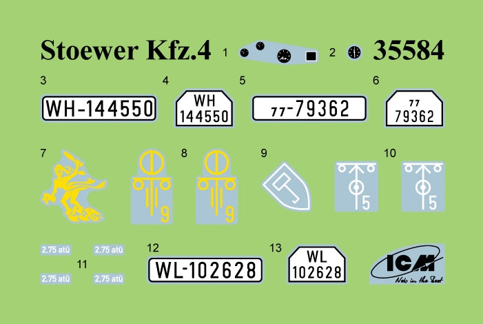 ICM DS3526 Wehrmacht Self-propelled AA vehicles 1/35 – zdjęcie 22