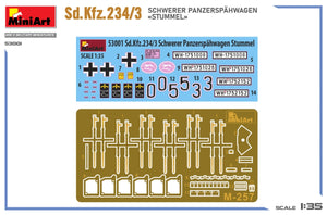 MiniArt 53001 Sd.Kfz.234/3 SCHWERER PANZERSPAHWAGEN STUMMEL 1/35 – zdjęcie 2