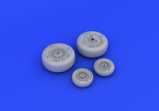 Eduard 648253 F-4J wheels 1/48 ACADEMY – image 3