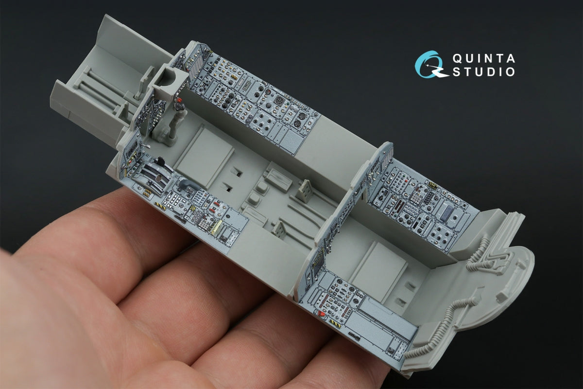 Quinta Studio QDS+32229 Tornado IDS German 3D-Printed &amp;amp; coloured Interior on decal paper (Italeri) (Small version) (with 3D-printed resin parts) 1/32 – zdjęcie 9