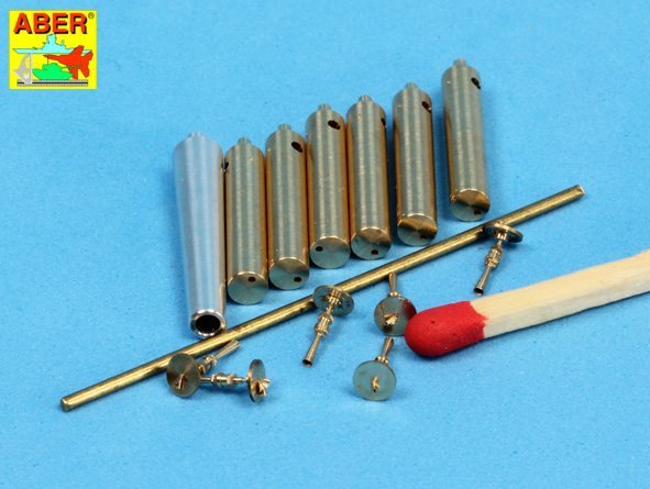 Aber 35L-164 Barrels for German WWI A7V Tank 1/35 – zdjęcie 3