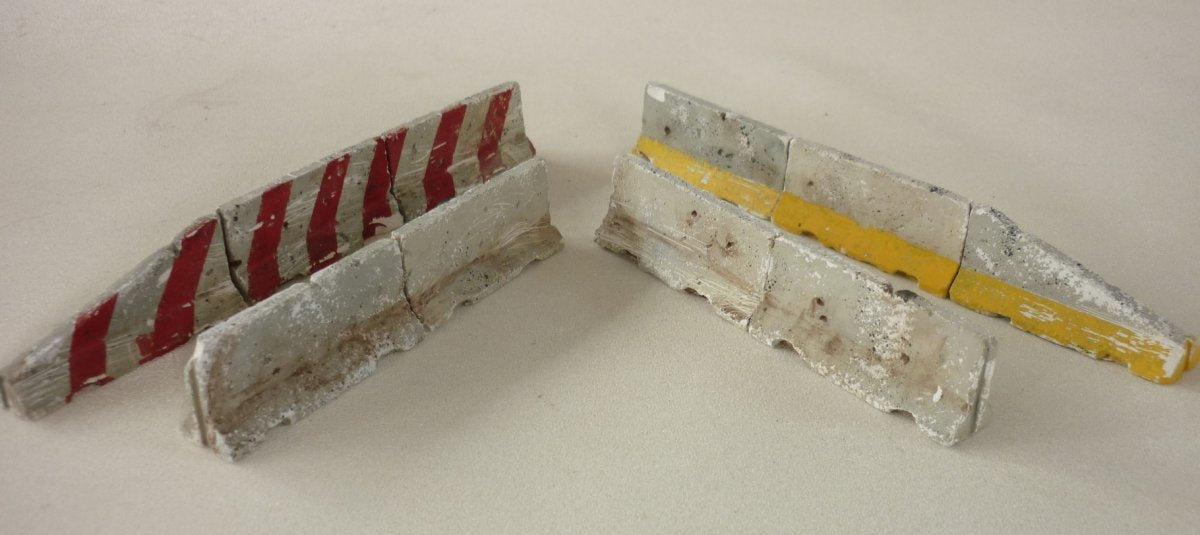 RT-Diorama 35266 Concrete barrier Set No.1 (10 pcs) 1/35 – zdjęcie 4