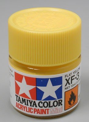 Tamiya XF3 Flat Yellow (81703) Acrylic paint 10ml – zdjęcie 2