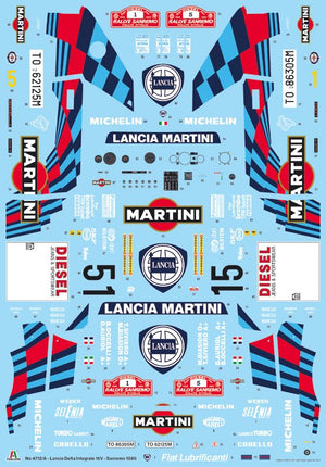 Italeri 4712 Lancia Delta HF Integrale Sanremo 1989 1/12 – zdjęcie 16