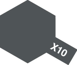 Tamiya X10 Gun Metal (81510) Acrylic paint 10ml – zdjęcie 2
