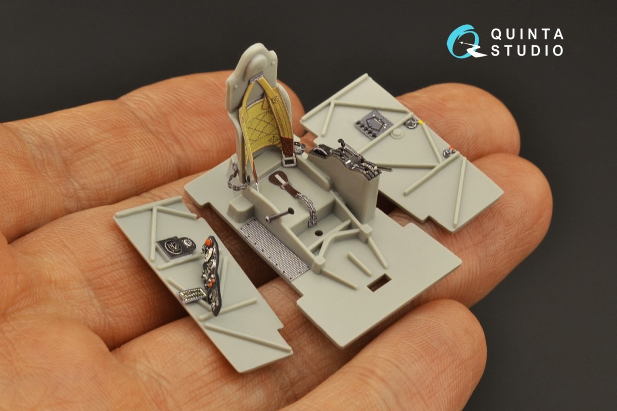 Quinta Studio QD48230 Fiat CR.42 3D-Printed &amp;amp; coloured Interior on decal paper (Italeri) 1/48 – zdjęcie 10