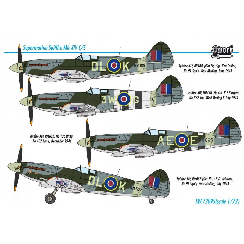 Sword 72095 Supermarine Spitfire Mk.XIV C/E 1/72 – zdjęcie 2