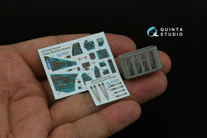 Quinta Studio QD+72184 Mi-24V 3D-Printed &amp;amp; coloured Interior on decal paper (Hobby Boss/ARK Models) (with 3D-printed resin parts) 1/72 – zdjęcie 2