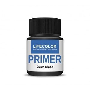 Lifecolor BC07 Acrylic Primer Black 22ml – zdjęcie 2