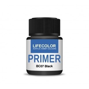 Lifecolor BC07 Acrylic Primer Black 22ml – zdjęcie 2