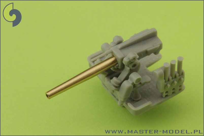 Master SM-200-002 USS Arizona BB-39 (1941) - secondary and AA armament barrels - 5in/51 (10pcs), 5in/25 (8pcs), Browning .50 (8pcs) barrels – zdjęcie 3