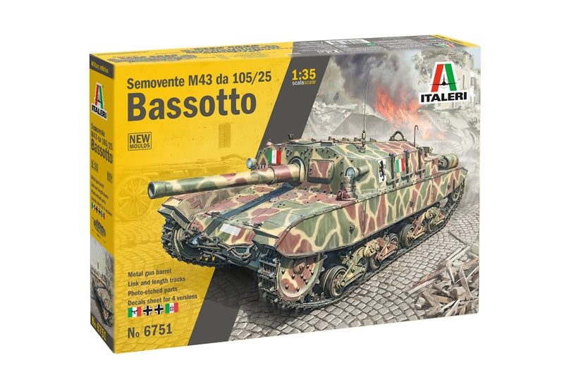 Italeri 6751 Semovente M43 da 105/25 Bassotto 1/35 – zdjęcie 2