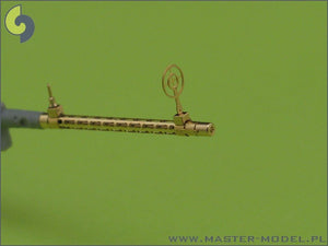 Master AM-32-013 German aircraft machine gun MG 15 - turned barrels and etched sights (2pcs) 1/32 – zdjęcie 5