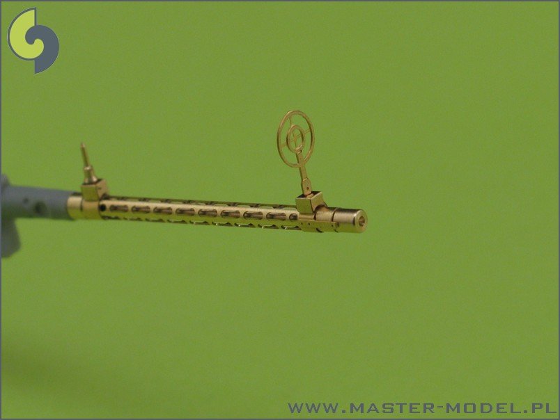 Master AM-32-013 German aircraft machine gun MG 15 - turned barrels and etched sights (2pcs) 1/32 – zdjęcie 5