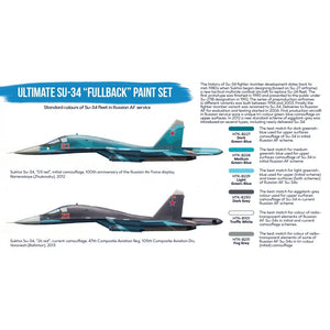 Hataka HTK-BS58 Ultimate Su-34 „Fullback” paint set (6x17ml) – zdjęcie 2