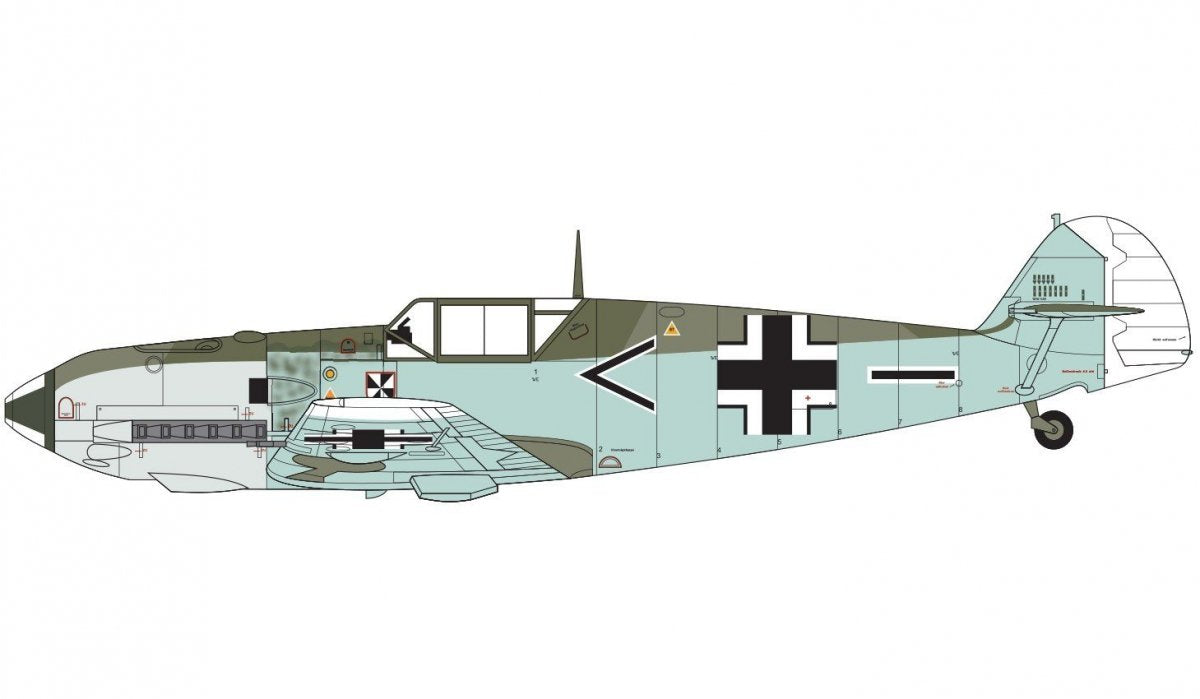 Airfix 05120B Messerschmitt Bf109E-3/E-4 05120B 1/48 – zdjęcie 4