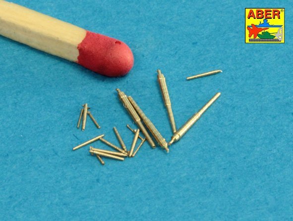 Aber 1/700L-34 Set of Barrels for Narvic classe destroyers type 1936A: 150mm x 5; 37mm x 8; 37mm(M42) x 10; 1/700 – zdjęcie 2