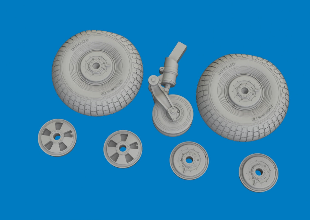 Eduard 672403 Mosquito wheels Tamiya 1/72 – immagine 4