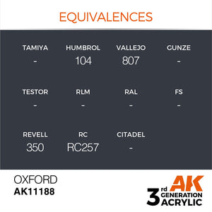 AK Interactive AK11188 OXFORD – STANDARD 17ml – image 3