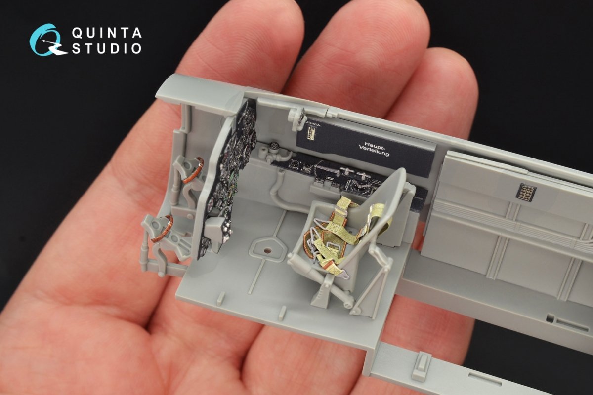 Quinta Studio QD32063 Bf 110C/D 3D-Printed &amp;amp; coloured Interior on decal paper (for Dragon kit) 1/32 – zdjęcie 9