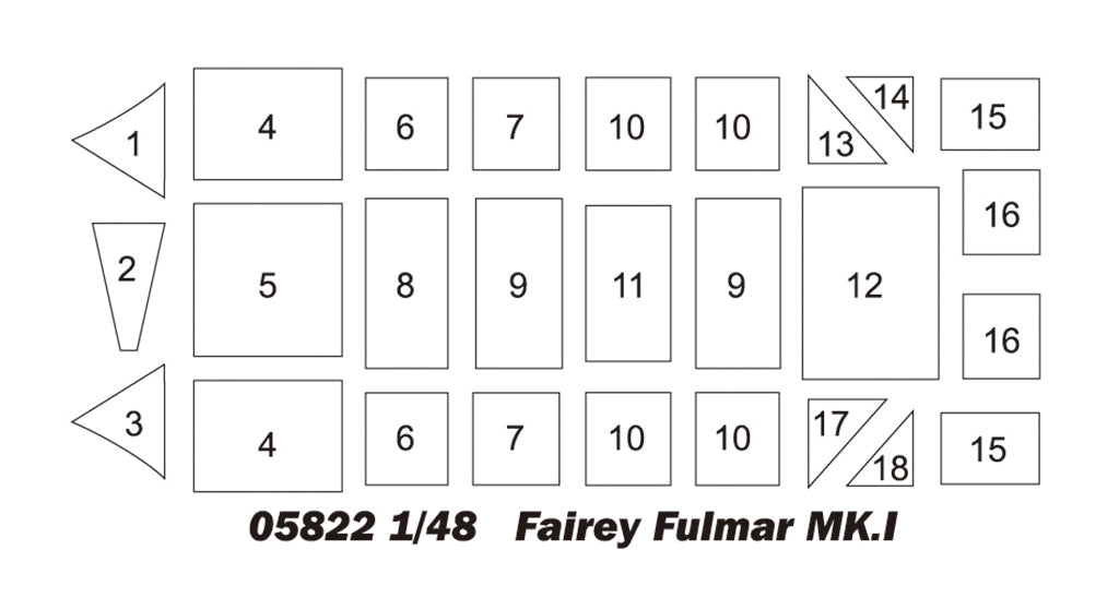 Trumpeter 05823 Fairey Fulmar Mk.II 1/48 – zdjęcie 5