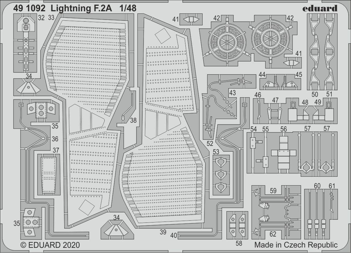 Eduard 491092 Lightning F.2A 1/48 AIRFIX – Bild 2