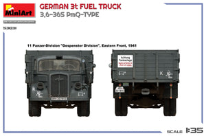 MiniArt 53031 GERMAN 3t FUEL TRUCK 3,6-36S PmQ-TYPE 1/35