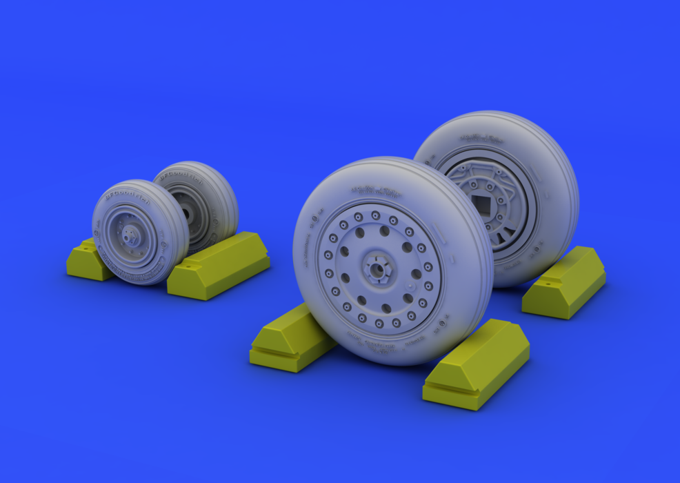 Eduard 648114 F-4B/ N wheels 1/48 (Academy) – zdjęcie 2