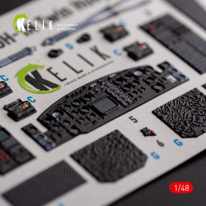 KELIK K48105 UH-1N &amp;quot;Twin Huey&amp;quot; - interior 3D decals for Zimi Model/KittyHawk kit 1/48 – image 2