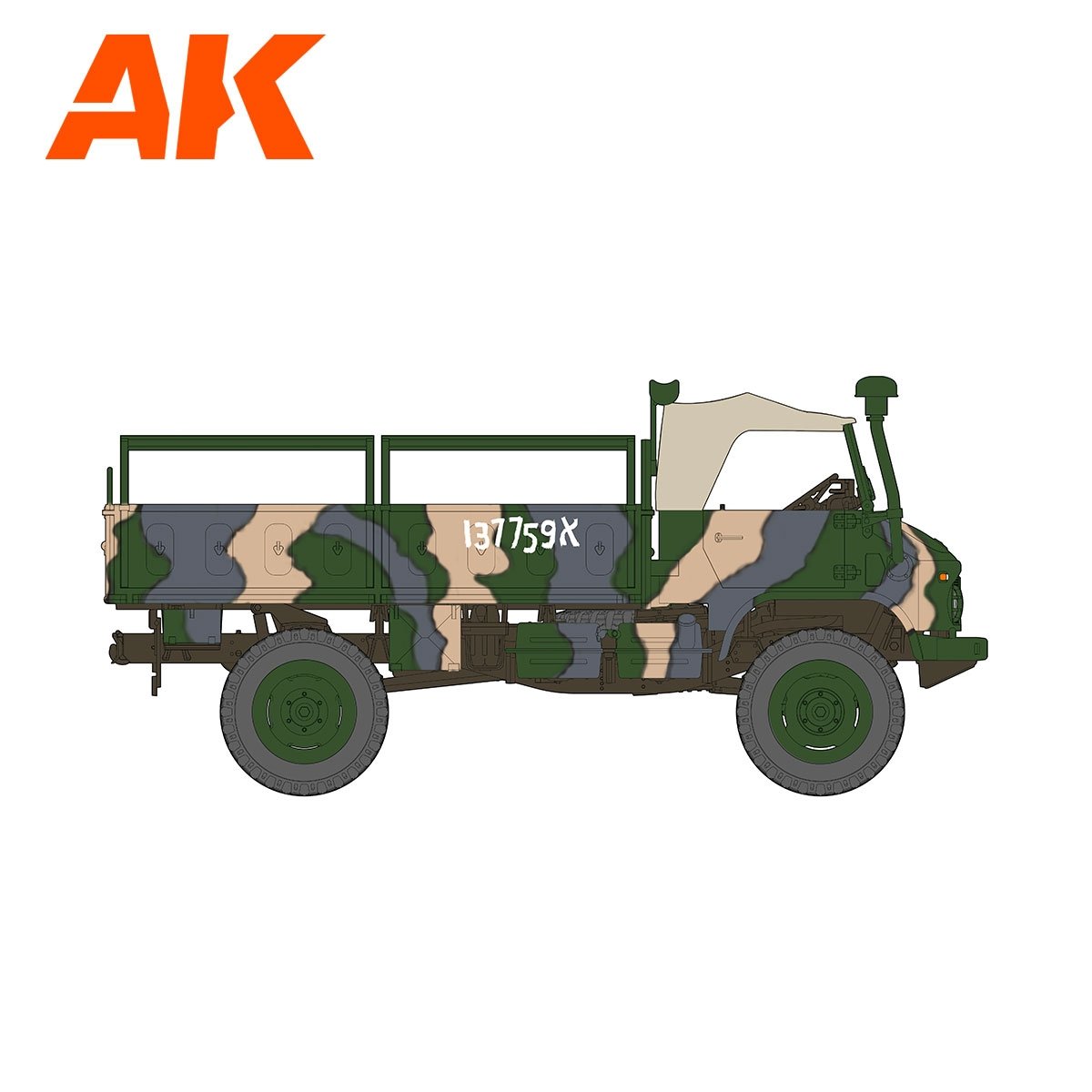 AK Interactive AK35506 UNIMOG S 404 MIDDLE EAST 1/35 – zdjęcie 3