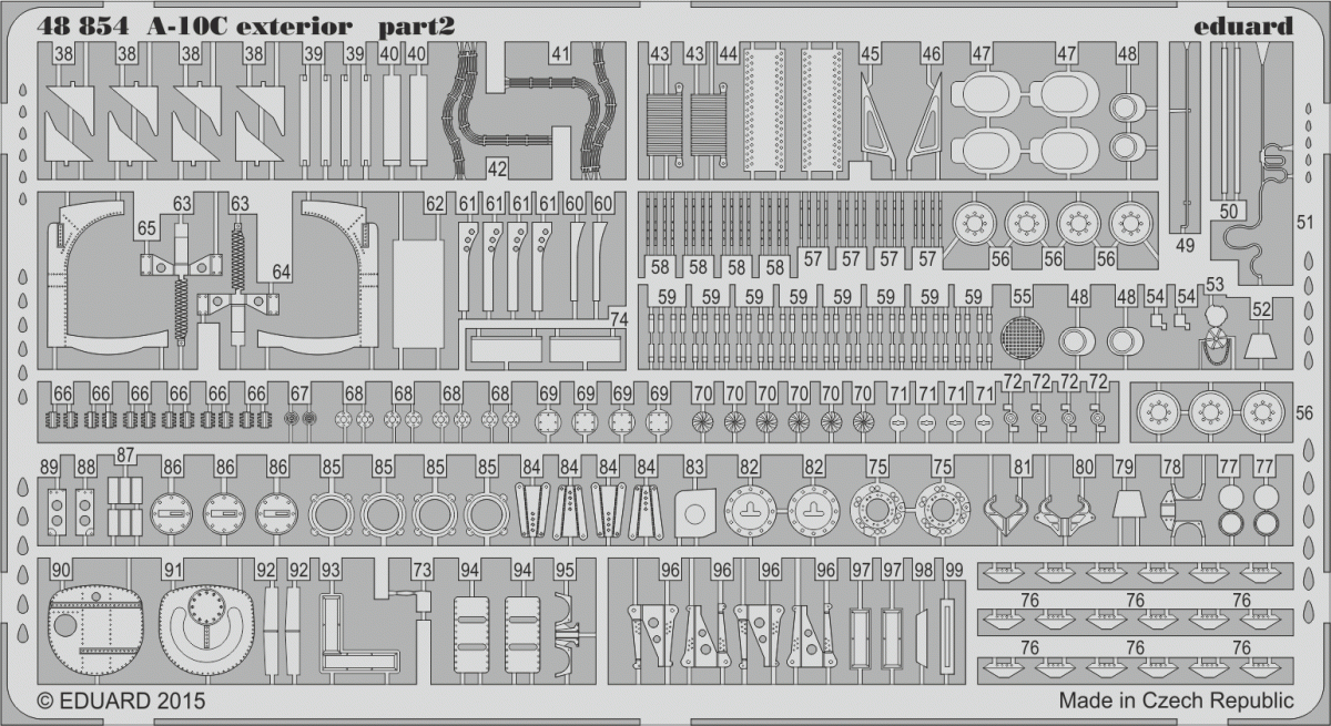 Eduard 48854 A-10C exterior 1/48 ITALERI – zdjęcie 2