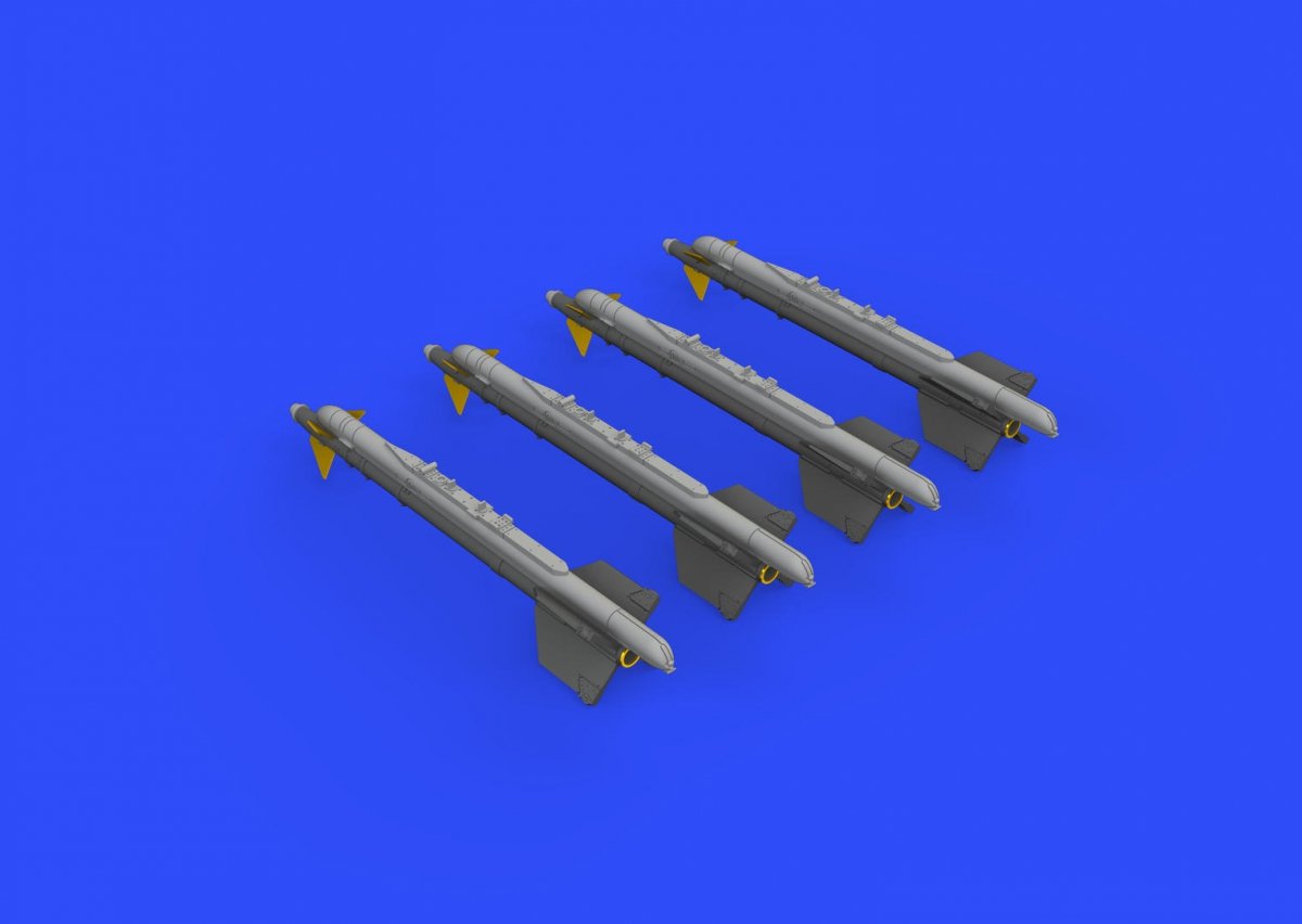 Eduard 672187 R-13M missiles for MiG-21 1/72 – immagine 3